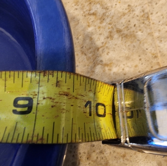 Vintage 1940's Fiesta Cobalt Blue Serving Bowl *** - Picture 2 of 4